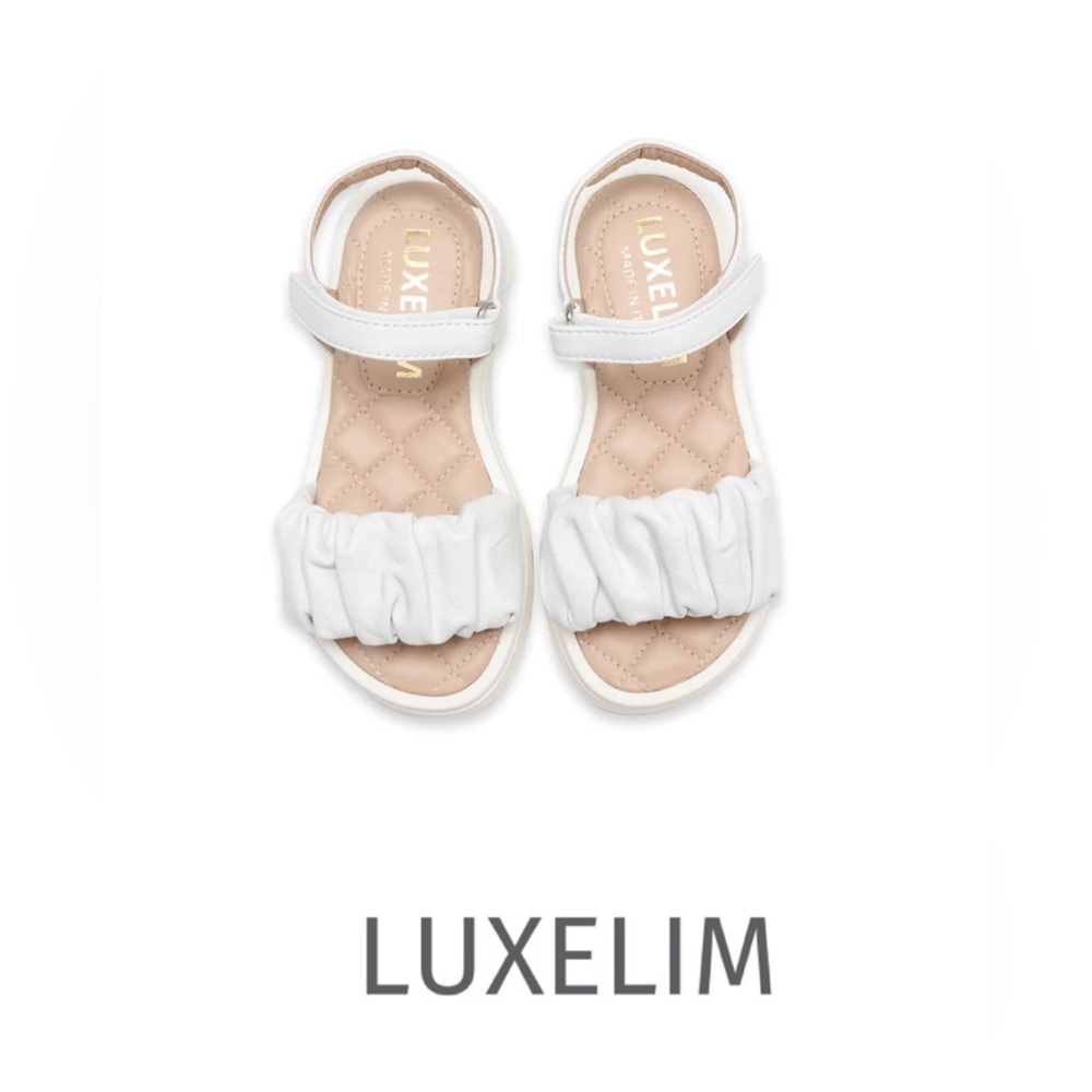 Luxelim sz 25 Jesenia Nappa Leather Sandals white